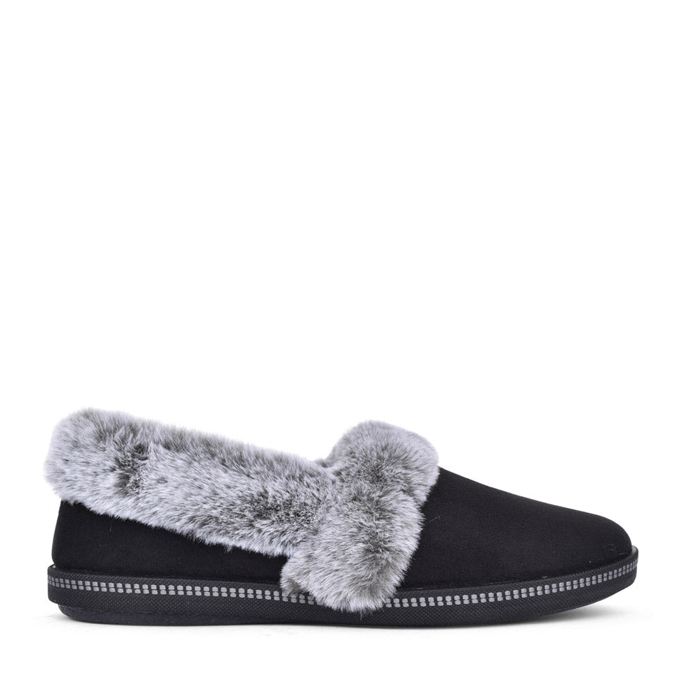 Ladies 32777 Cozy Campfire Slipper In Black