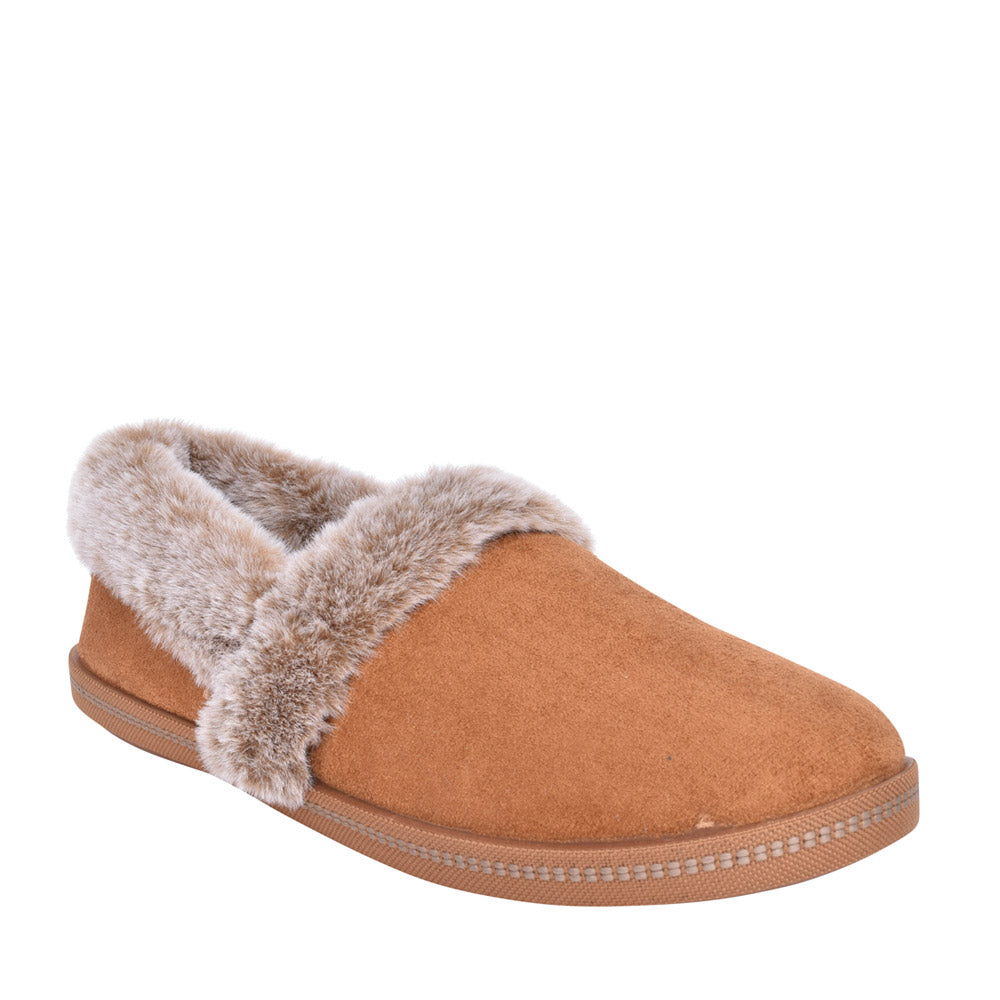 Ladies 32777 Cozy Campfire Slipper In Tan