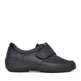 Ladies 607k31 Kya Velcro Shoe In Black