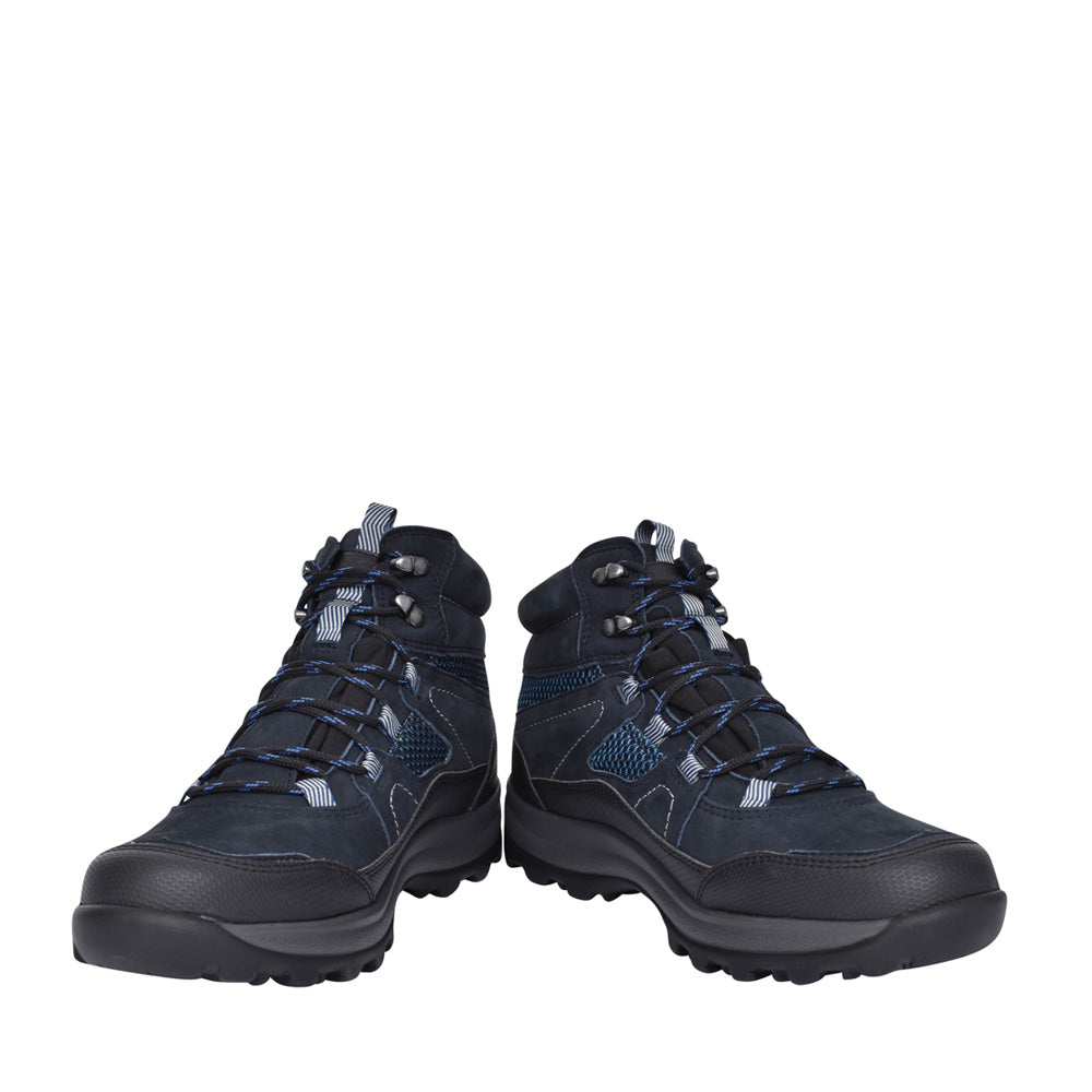 Holly Laced Ankle Boot In Navy