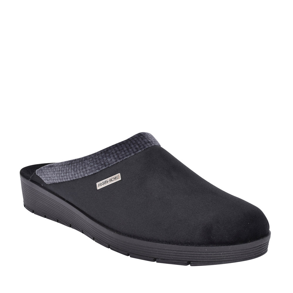 Ladies 2336 Roma Mule Slipper In Black