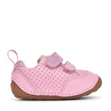 Girls Tiny Sky Light Pink Leather Shoe In Kids F Fit