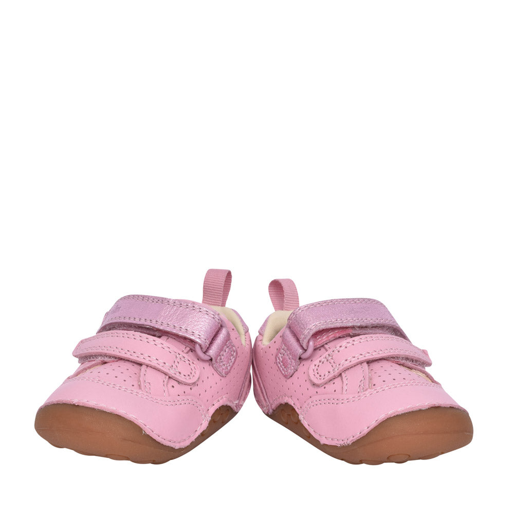 Girls Tiny Sky Light Pink Leather Shoe In Kids G Fit