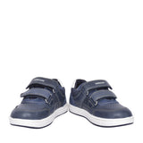 Boys B2543a Trottola Velcro Shoe In Navy
