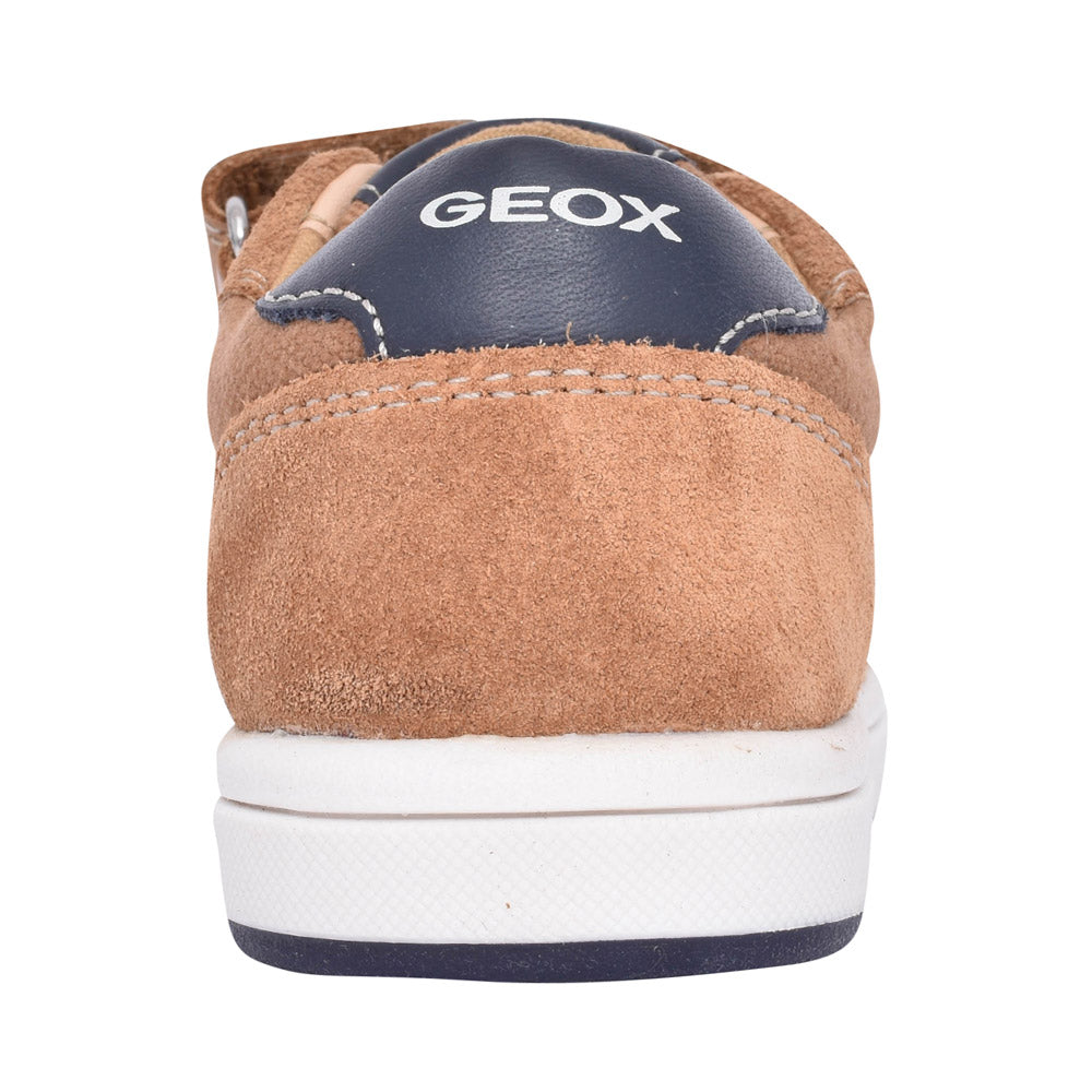 Boys B2543a Trottola Velcro Shoe In Tan