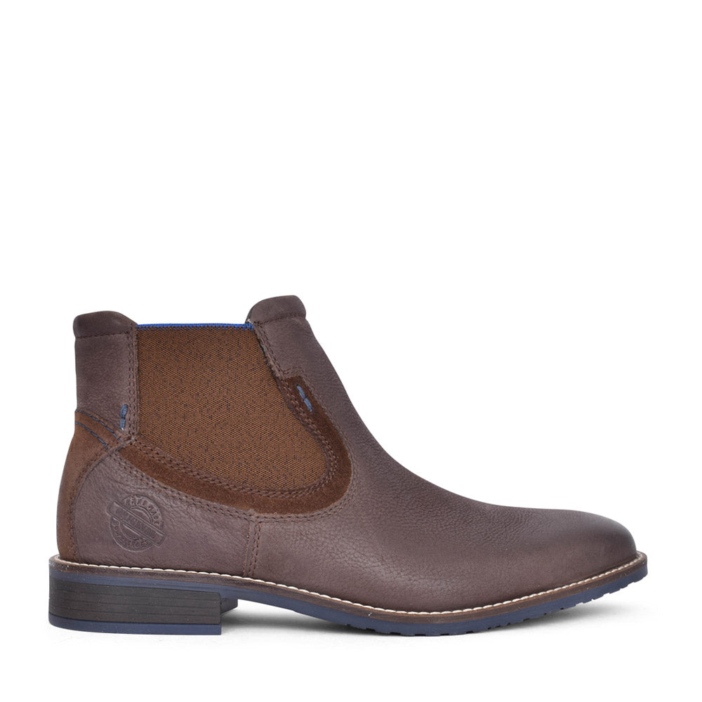 Santos 4722 Slip On Ankle Boot In Dark Brown