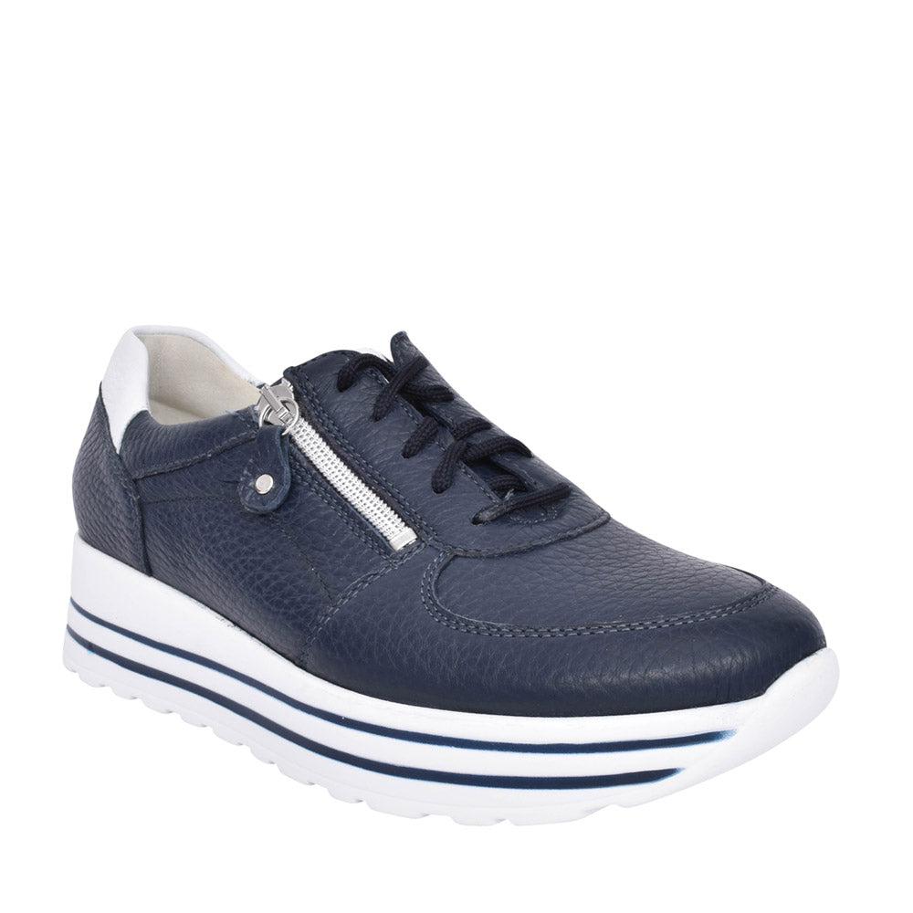 Ladies H-lana 758009 Trainer In Navy
