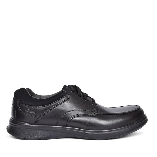 Mens Cotrell Edge Black Leather G-fit Shoe In Blk Leather