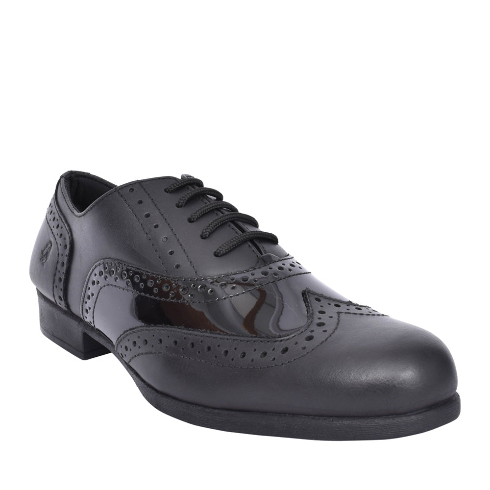 Girls Kada Laced Brogue In Black Interest