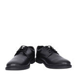 Boys Tim Leather Laced Shoe In Black