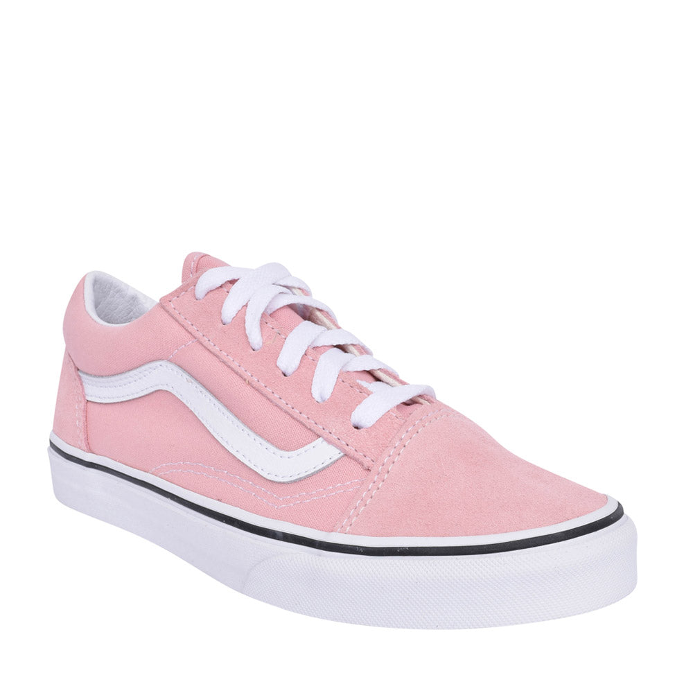 Girls Junior Old Skool Trainer In Lavender