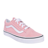 Girls Junior Old Skool Trainer In Lavender