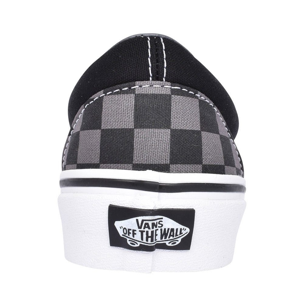 Unisex Bp Slip-on Checkerboard Shoe In Pewter