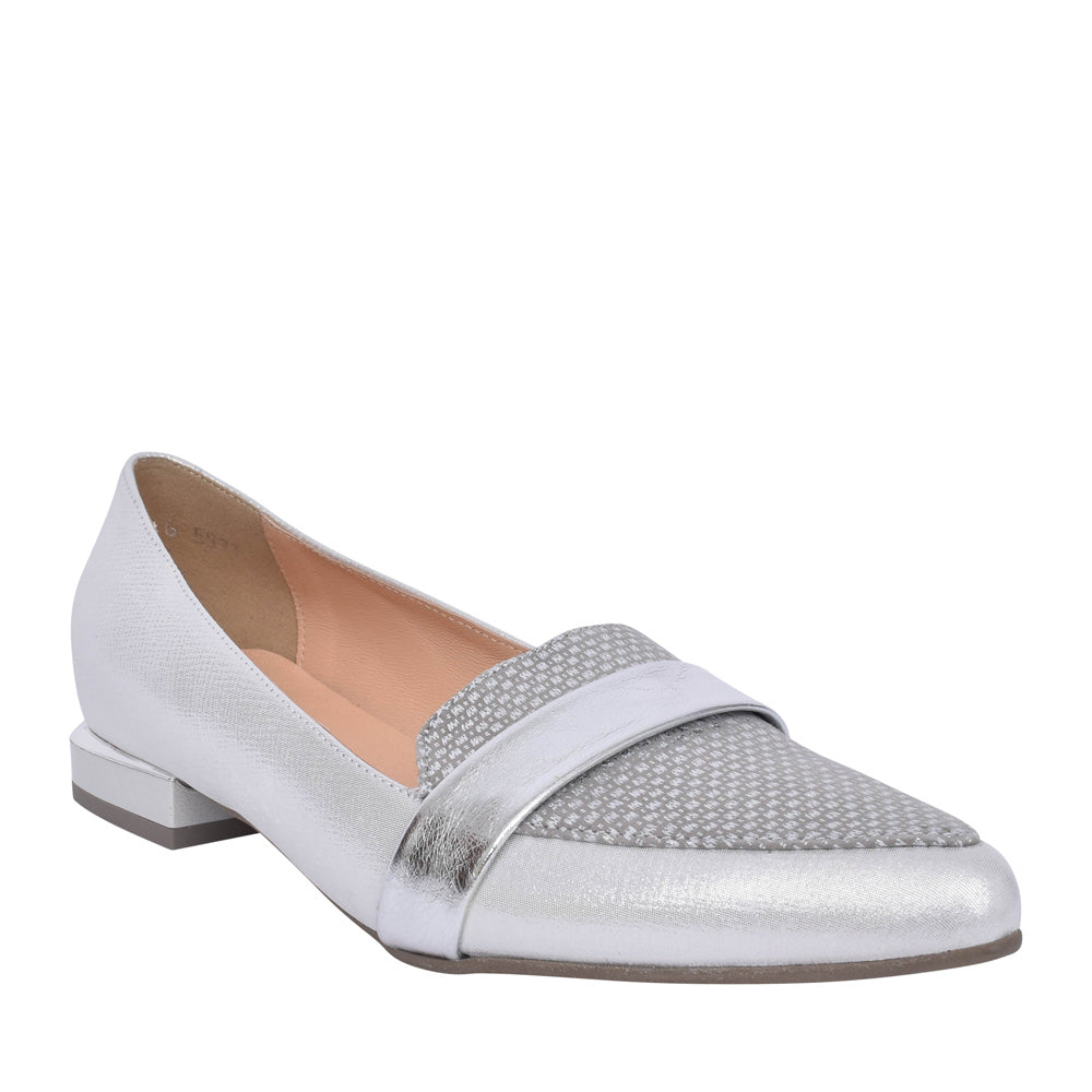 Ladies 5971 G-fit Slip On Shoe In Platino