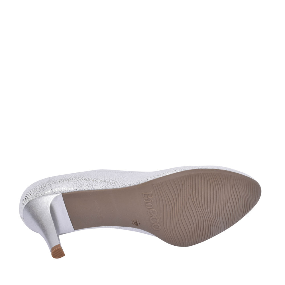 Ladies 5897 G-fit Court Shoe In Silver