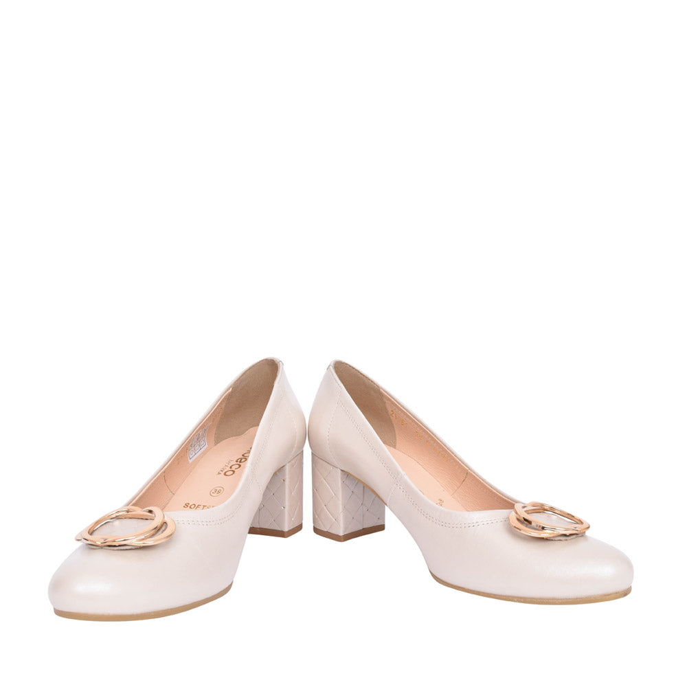 Ladies 6199 G-fit Court Shoe In Beige