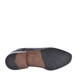 Mens Deegan Leather Slip-on Shoe In Black