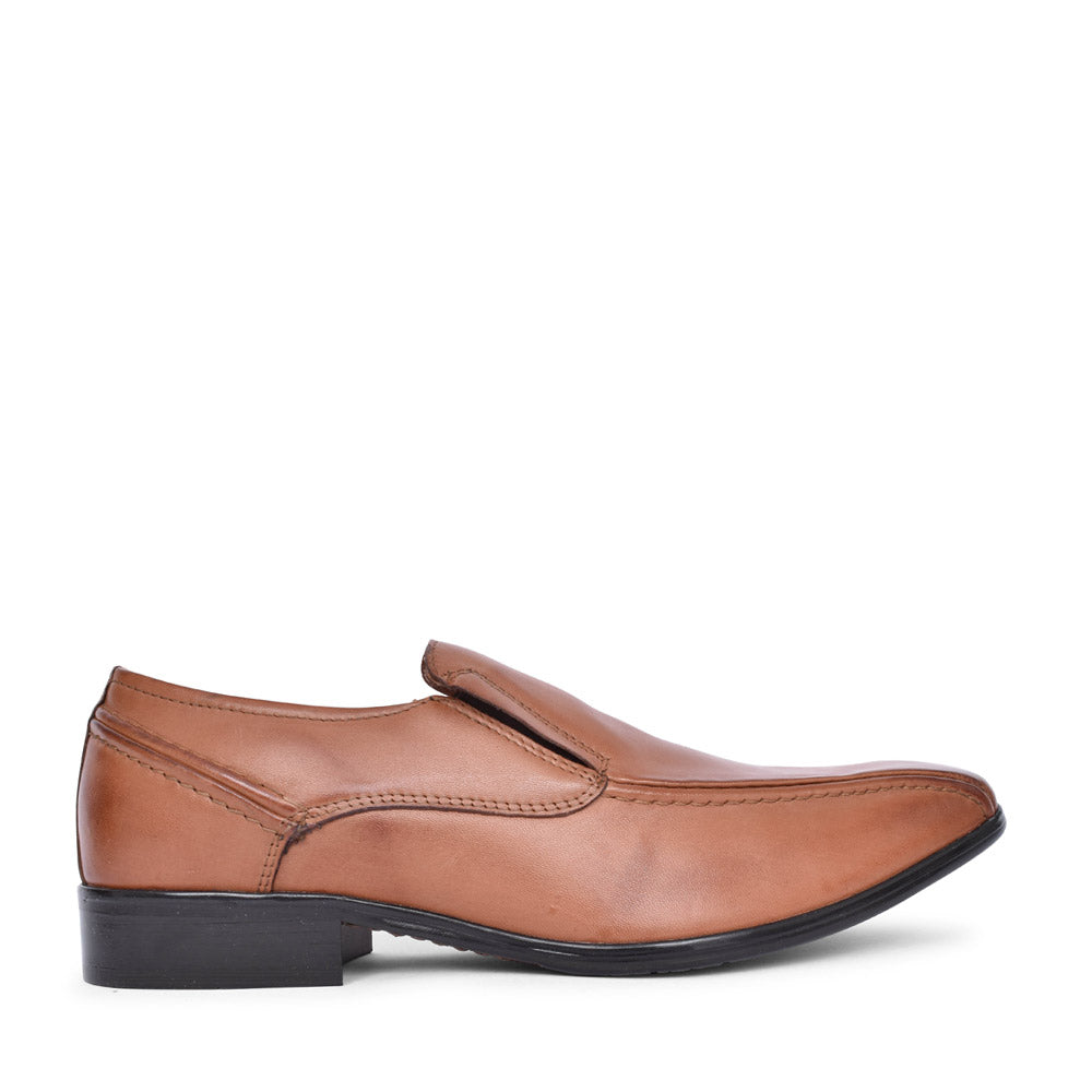 Mens Deegan Leather Slip-on Shoe In Tan