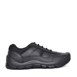 Boys Rhino Sherman Leather Velcro Shoe In Kids G Fit