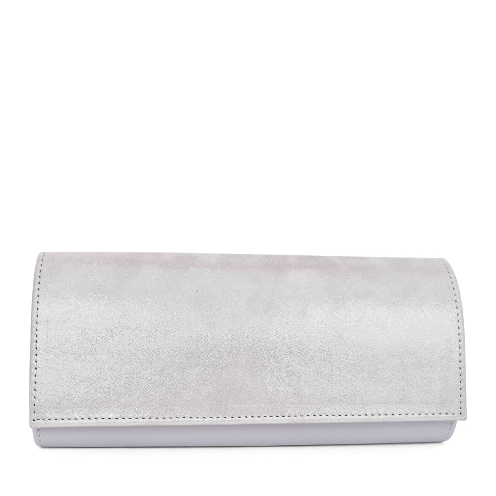 Ladies T11 Clutch Bag In Silver