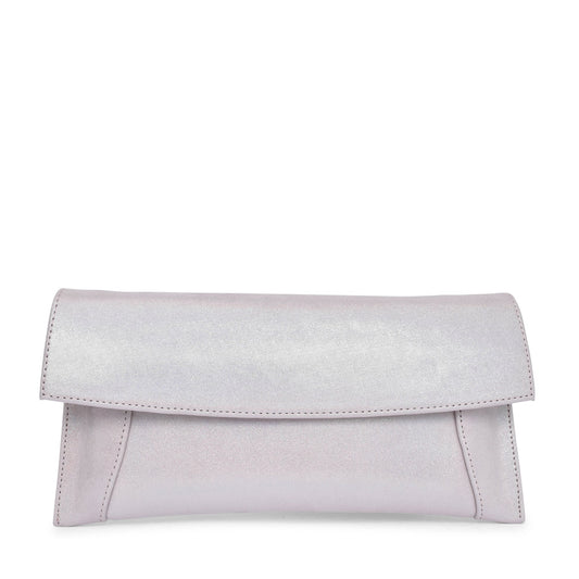 Ladies T1 Clutch Bag In Silver