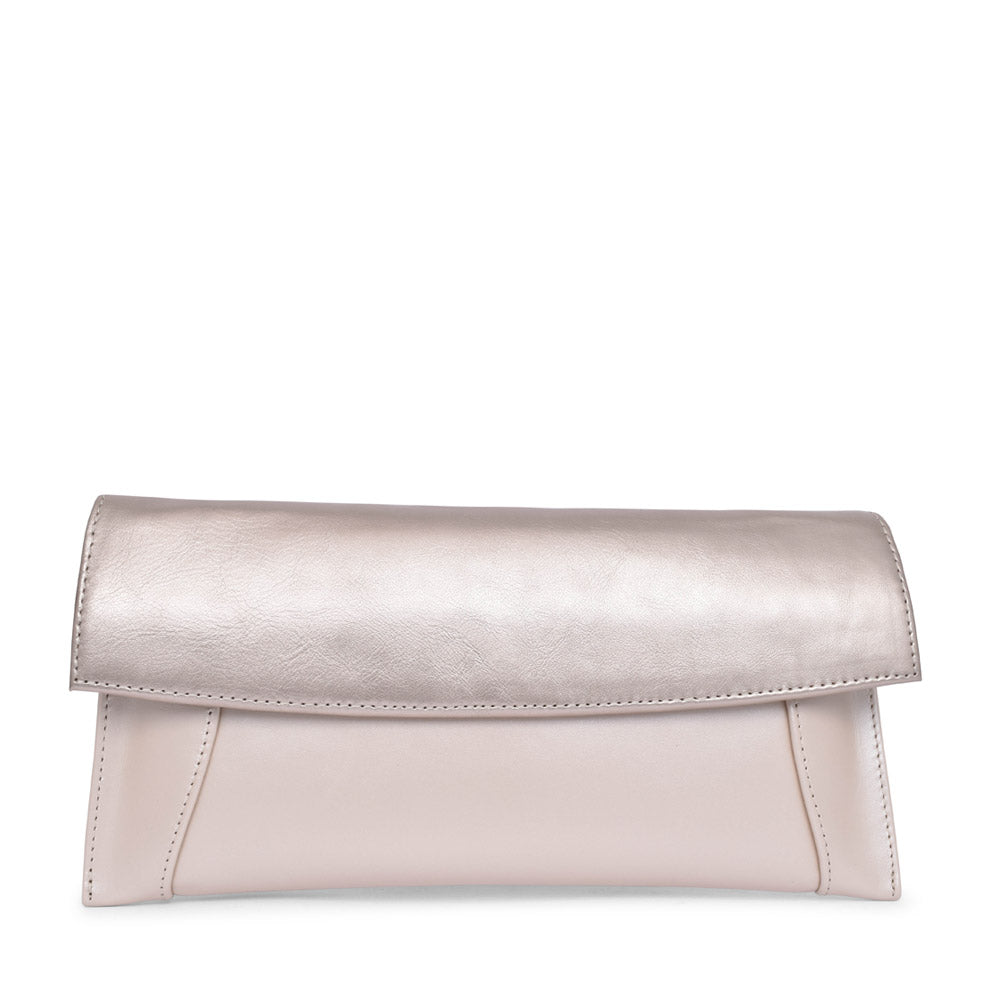 Ladies T1 Clutch Bag In Champagne