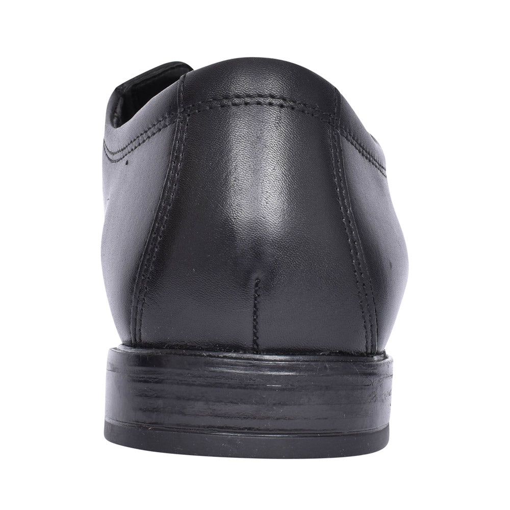 Mens Howard Walk H-fit Shoe In Blk Leather