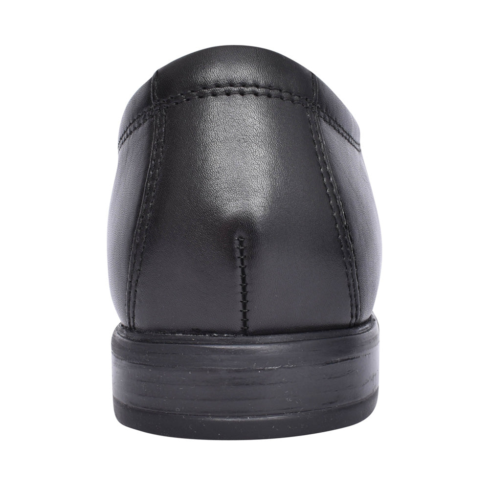 Mens Howard Cap Leather H-fit Shoe In Blk Leather