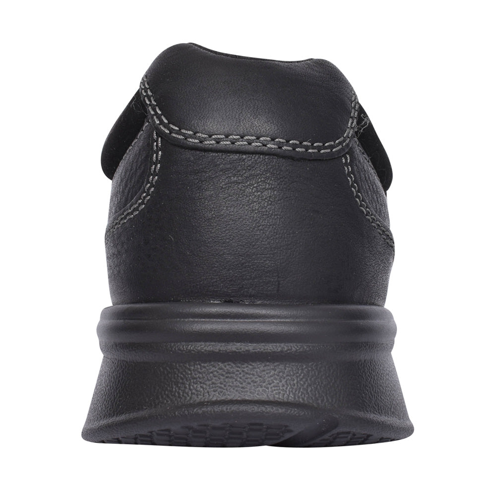 Mens Cotrell Free Leather G-fit Slip-on Shoe In Black