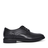 Mens Un Hugh Lace Leather G-fit Shoe In Blk Leather