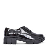 Ladies Teala Lace Patent D-fit Shoe In Blk Patent