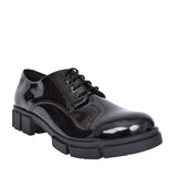 Ladies Teala Lace Patent D-fit Shoe In Blk Patent