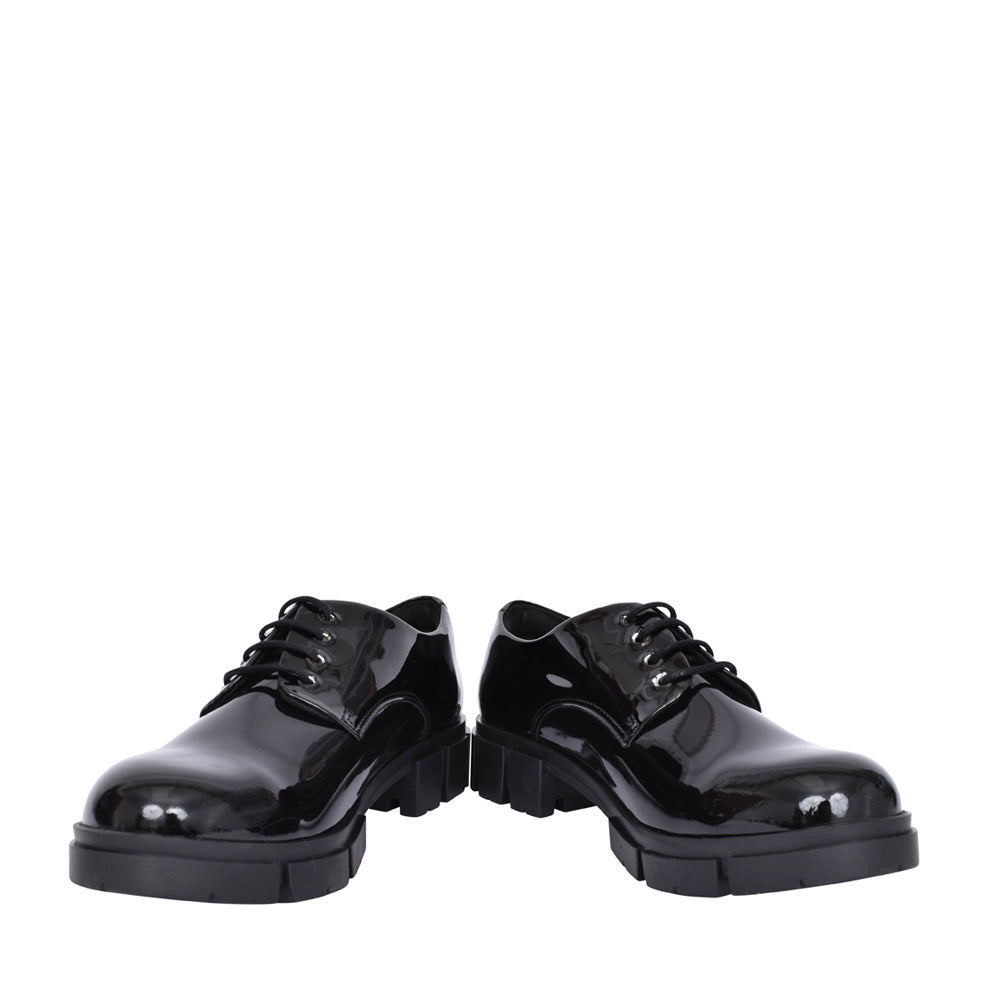 Ladies Teala Lace Patent D-fit Shoe In Blk Patent