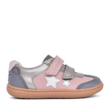Girls Flash Print Pink Combi Shoe In Kids G Fit