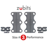 Zubits High Strength Magnetic Laces In Grey