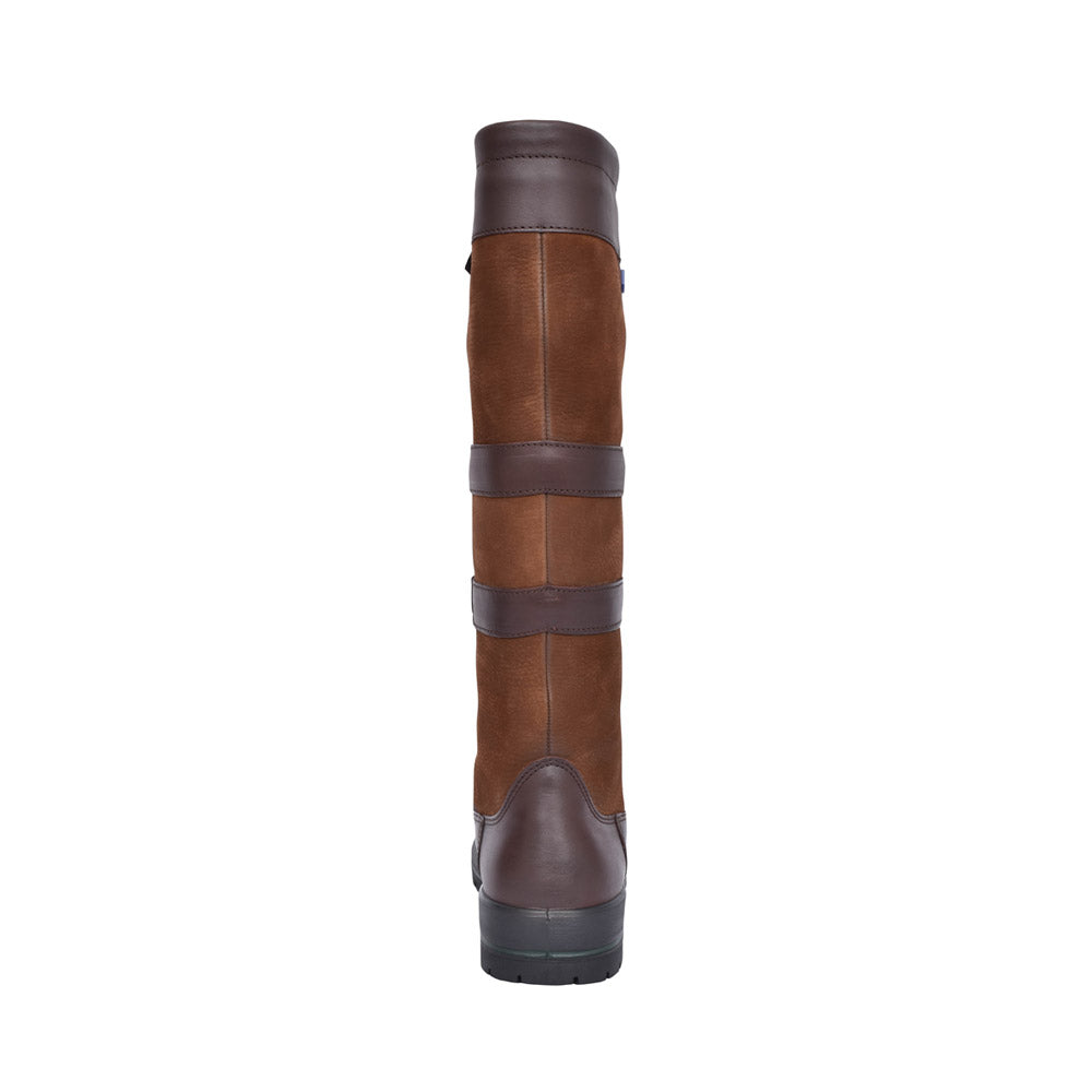 Unisex Galway Leather Country Boot In Walnut