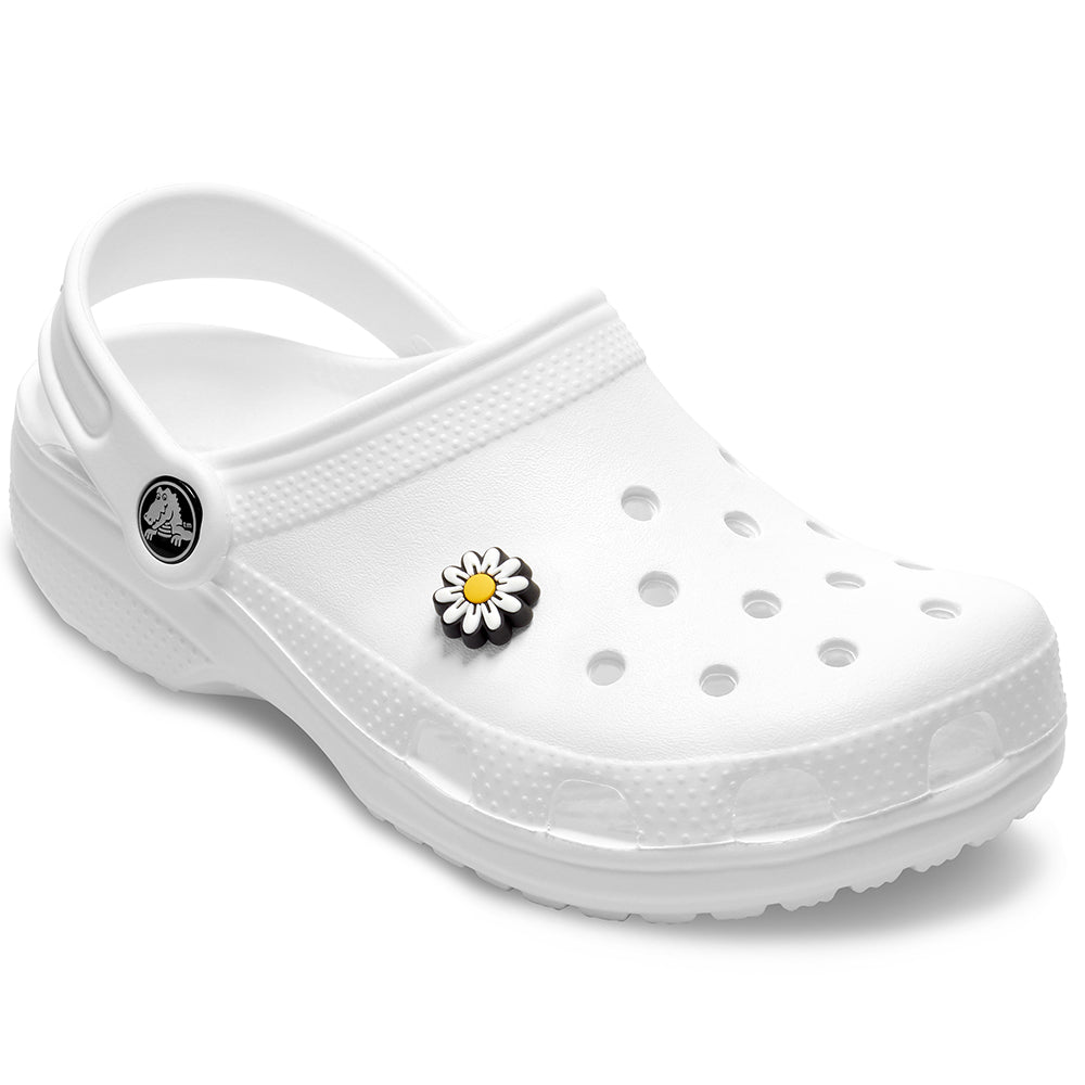 Daisy Single Jibbitz Charm In White