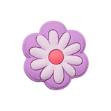 Pretty Purple Flower Jibbitz Charm In Purple