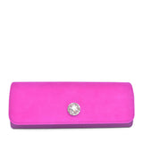 Ladies T20 Diamante Clutch Bag In Hot Pink