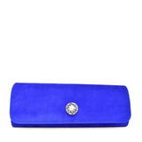 Ladies T20 Diamante Clutch Bag In Cobalt