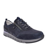 Ladies 9080009 H-petra Laced Trainer In Navy