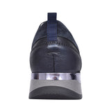 Ladies 9080009 H-petra Laced Trainer In Navy