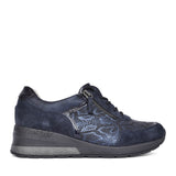 Ladies 939008 H-clara Laced Trainer In Navy
