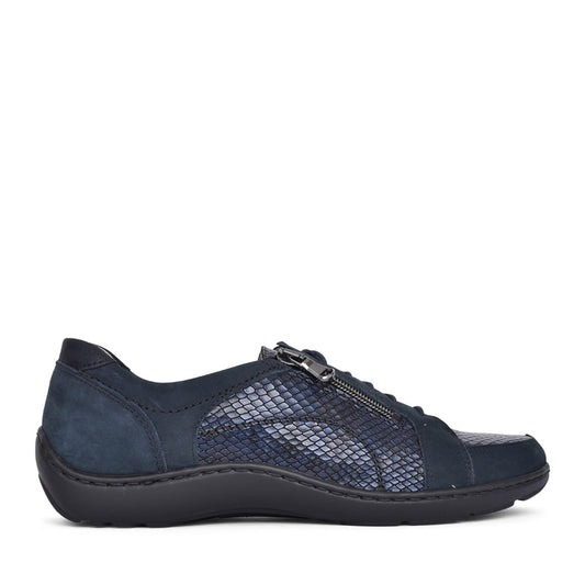 Ladies 496042 Henni Shoe In Navy