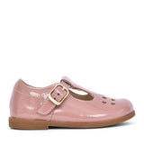 Girls Drew Play Pink Patent T-bar Shoe In Kids F Fit
