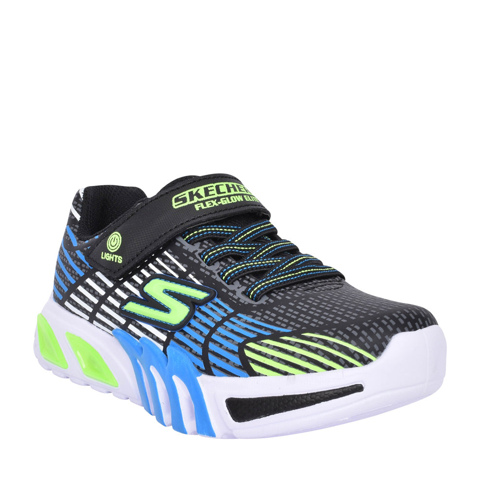 Boys 400135l Flex-glow Velcro Trainer In Blue