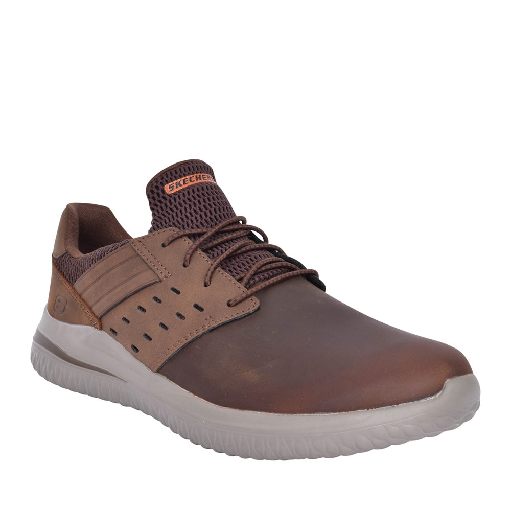 Mens 210308 Ezra Trainer In Brown