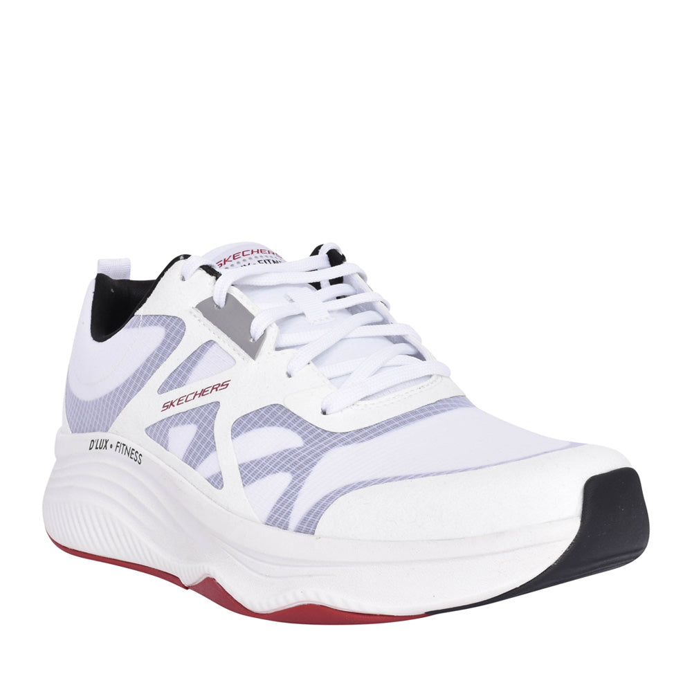Mens 232357 Box Jump Laced Trainer In White