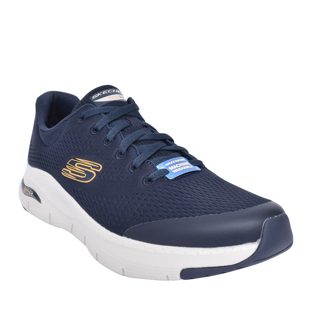 Mens 232040 Arch Fit Laced Trainer In Navy