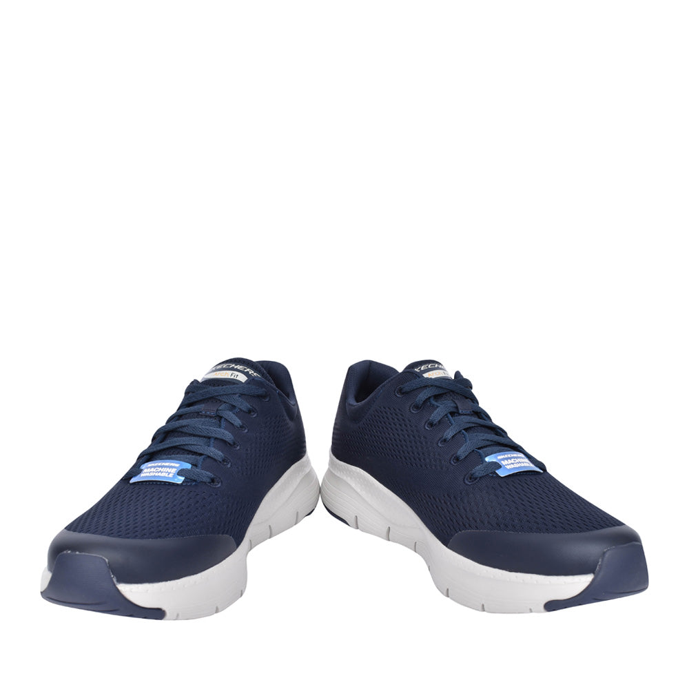 Mens 232040 Arch Fit Laced Trainer In Navy